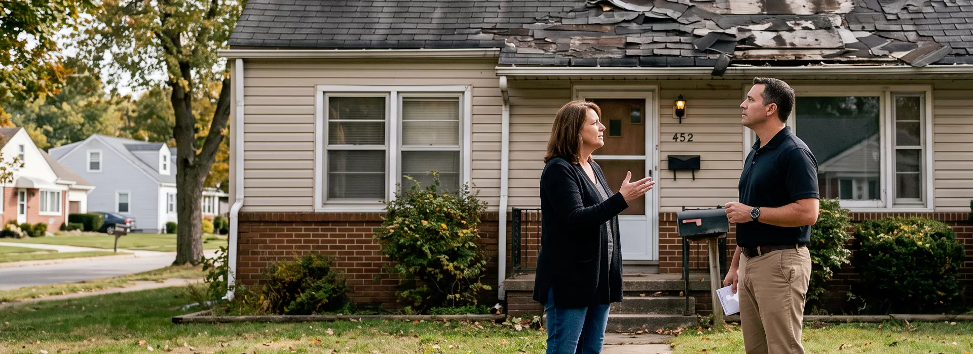 Sell House with Roof Damage Newark, OH
